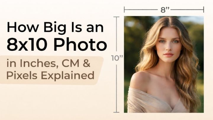 How Big Is an 8x10 Photo in Inches, CM & Pixels Explained