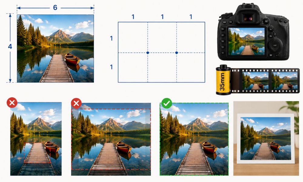 4×6 Aspect Ratio and cropping guide