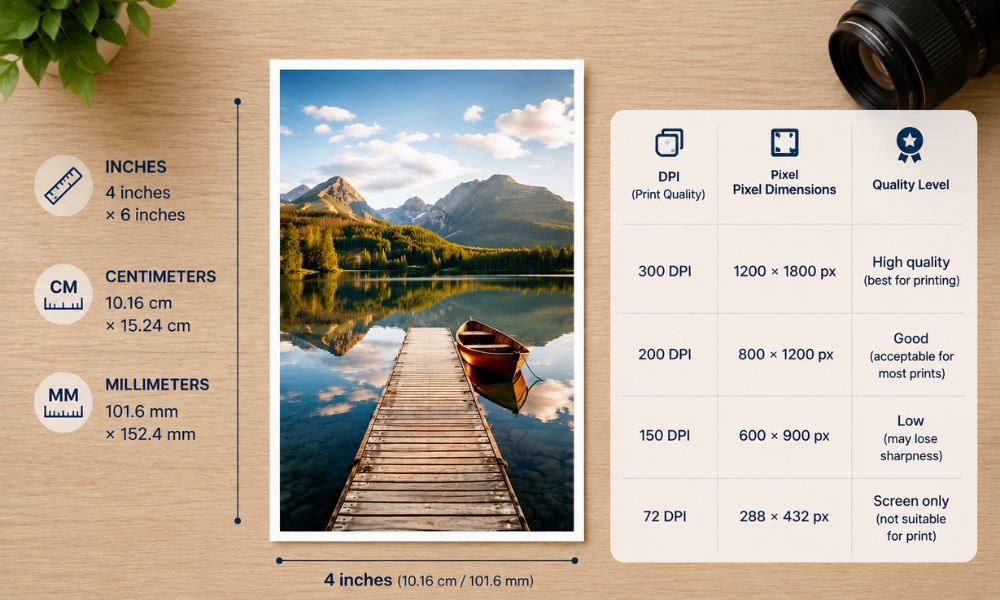 How Big is a 4×6 Photo in Every Unit